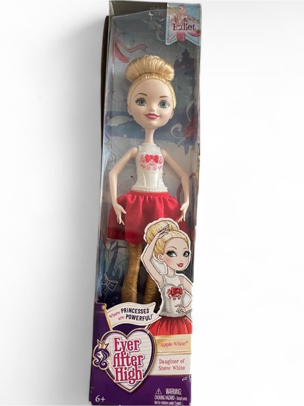 Ever After High Apple White Ballet Doll In Box Daughter of Snow White Mattel